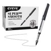 EYEYE Rollerball Pens 0.5mm Black 50 Pack, Extra Fine Point