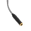 4.4mm Balanced Female to 3.5mm Stereo Male Adapter Cable, Gold