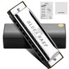 CONJURER Blues Harmonica for Beginners, 10 Hole Bb Key Diatonic