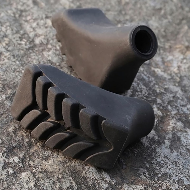 Meichoon 10 Pack Trekking Pole Tip Protectors Replacement Rubber Tips
