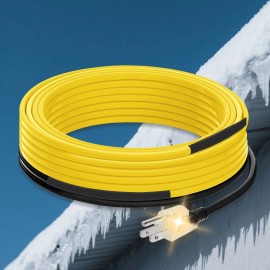 YeloDeer 15 Ft Pipe Heat Cable for Water Pipe Freeze Protection