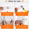 6-Pack Downspout Straps 2x3 & Wall Brackets, White Downspout Fasteners