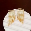 OWNCOOL Gold Silver Tassel Earrings for Women Long Statement Ear