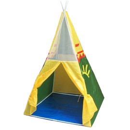 Parris Kids Pretend Play Hut Pop Up Eagle Sunrise Teepee Water Resistant Nylon