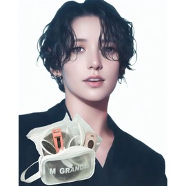 M Grande DY63B Men’s Premium Wig, 6-Piece Set, Short Cut, Cool, Natural, Makes Your Face Look Smaller, Full Wig, Produced by Renown Stylist, Color: Gentle Black