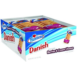 Hostess Danish, Berries & Cream Cheese, 5 Ounce (Pack of 6)