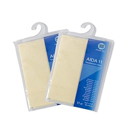 Mouldmaster Aida 11 Count Cream Pack of Two, 39cm x 45cm