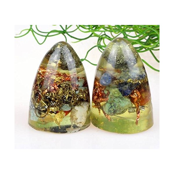 Orpanit® Orgonite HHG "Rock" Pyrite L I 100% Real Orgonite