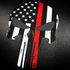 Punisher Red Stripe - Sticker