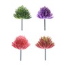 BCP 4 Pcs Artificial Mini Succulents Cactus Plant Flower DIY