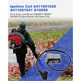 Ignition Coil Fit for Echo Leaf Blowers PB580 PB-580H PB-580T Fit for Shindaiwa EB600RT Replace A411001620 A411001621 A10058