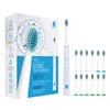 Pursonic Whitening USB Rechargeable Sonic Toothbrush-12 Brush Heads!- 38,000 Brush