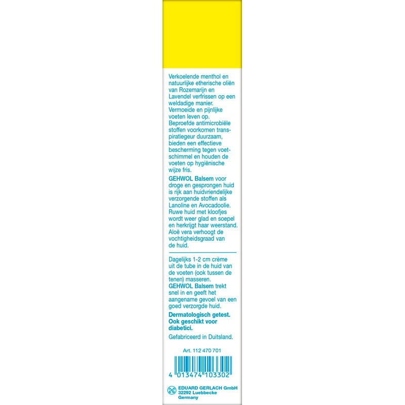 Gehwol Balm for Dry Skin, 125 ml