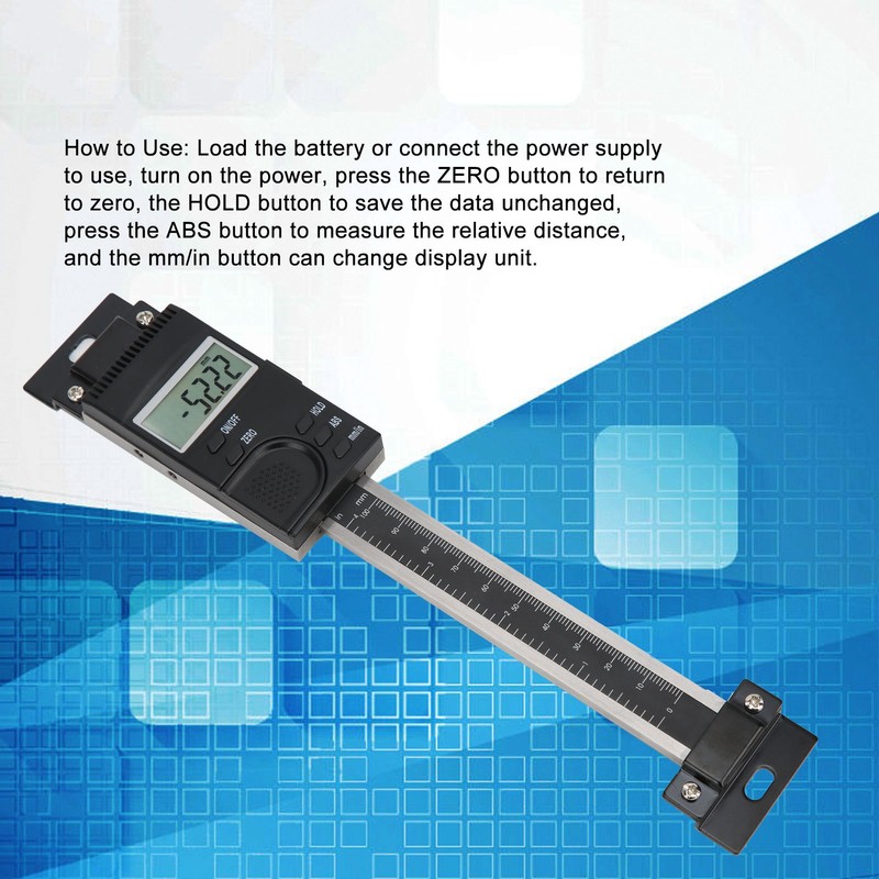 Vernier Caliper Digital Vertical Measurement Gauge Ruler Industrial Measuring Tool
