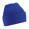 Beechfield B045 Cuffed Knitted Hat Unisex Adult - Blue -