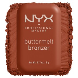 NYX PROFESSIONAL MAKEUP Matte Buttermelt Bronzer, Longwear Face Makeup with Up to 12 Hours of Wear, Vegan Formula - Butta Match (Light Medium Warm)