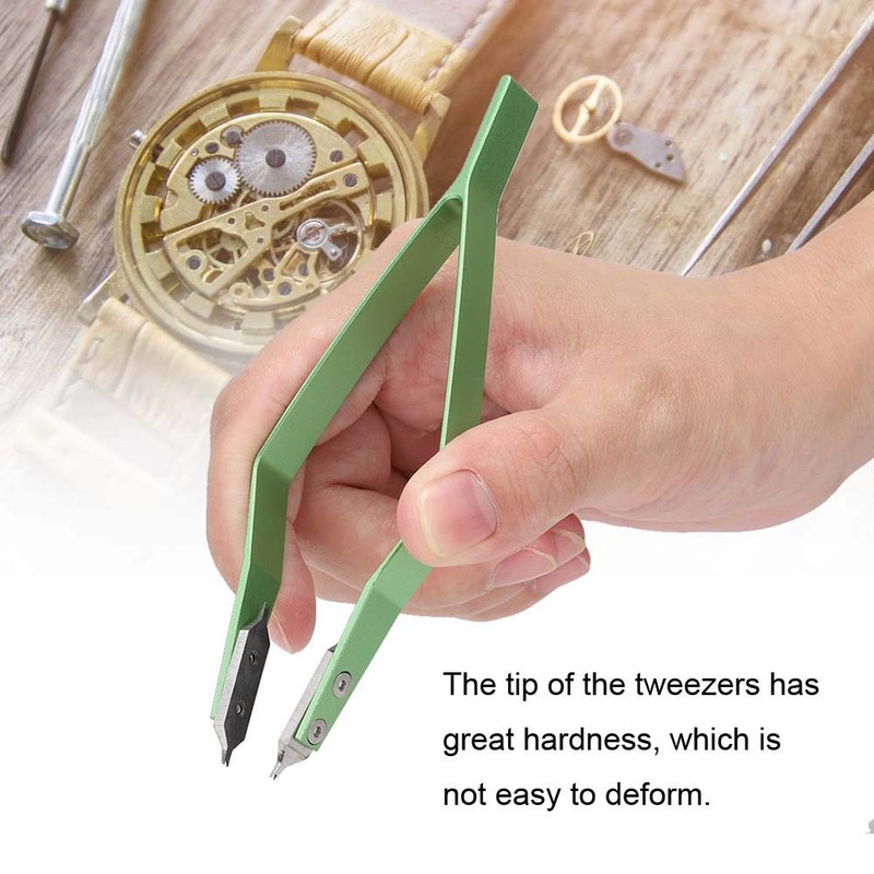 Precision Tweezers, V-Shaped Watch Spring Bar Tweezers, for Watch Wrist