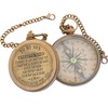 Brass Compass, Gift for Son, Antique Compass to My Son