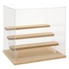Acrylic Display Case for Collectibles, 4 Tier Figure Display Box