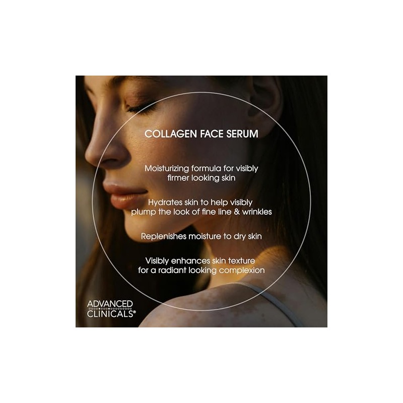 ADVANCED CLINICALS 2 PACK SET - SUERO FACIAL CON COLAGENO