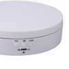 Motorized Rotating Display Stand White USB Charging Round 3 Speeds