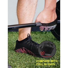 KUTOOK Fitness Gloves Men's Strength Training Gloves Women's Gym Gloves Women Sports Gloves Grip Pad Training Gloves Pink Leopard Pattern M