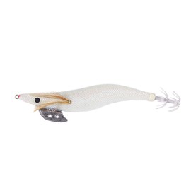 FOLANDO 13cm Fishing Lures Squid Octopus Shrimp Baits, Fishing Lure Glow Squid Jigs Luminous Squid Jig Shrimp Lure Artificial Shrimp Kit 20g white
