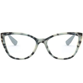 Miu Miu Eyeglasses MU04SV 08D1O1 54mm Beige Havana Top Blue / Demo Lens