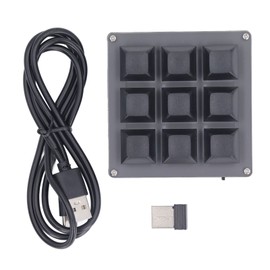 Mechanical Gaming Keyboard 2.4G USB Type C Bluetooth 9 Keys One Handed Professional Gaming Keypad