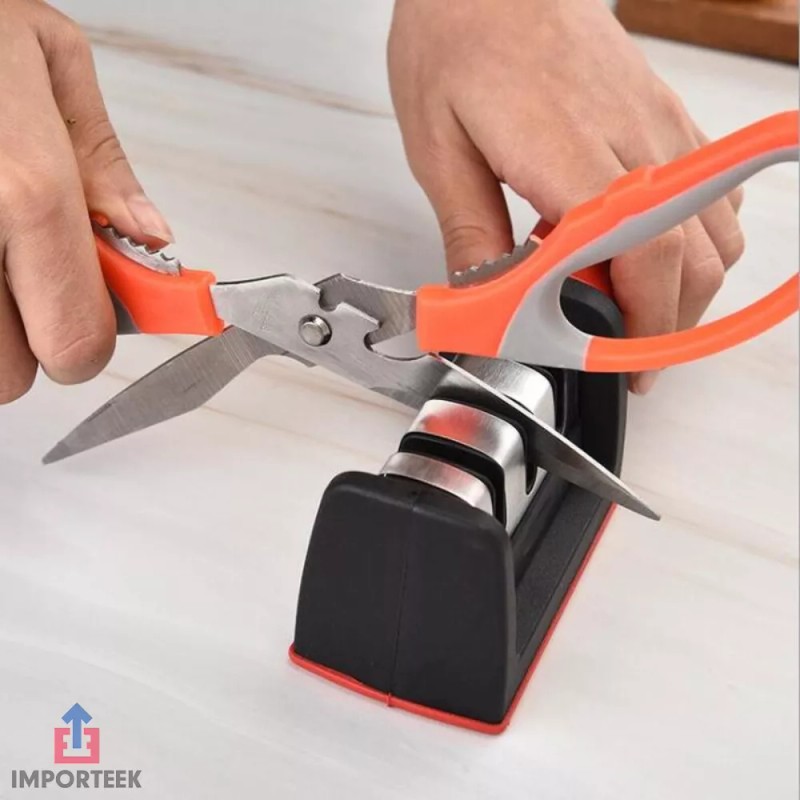Importeek Kit Afilador Cuchillos Tijeras Pelador Utensilios Cocina