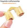 Qrity Pack of 3 Concealed Copper Hinge, Barrel Hinge Invisible,