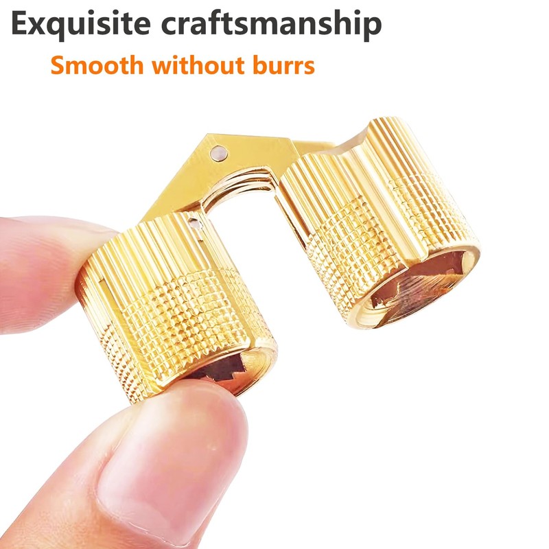 Qrity Pack of 3 Concealed Copper Hinge, Barrel Hinge Invisible,