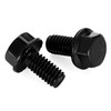 1/4-20 x 1/2" Flanged Hex Head Bolts Flange Hexagon Screws,