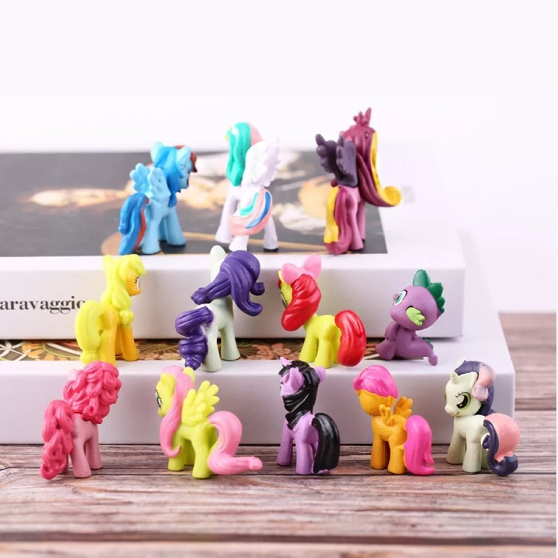 Ponis 12 Mini Figuras De Ponis