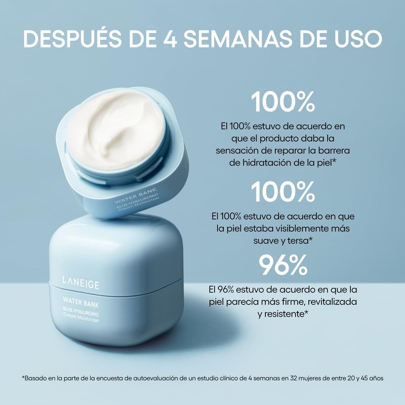 LANEIGE Water Bank Blue Hyaluronic Cream Moisturizer (Crema Hidratante)