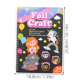 KONTONTY 1 Set Funny Scratch Paper Craft Kit for Creative DIY Painting Set Interactive Art Activity for Family Fun for Parties and Parent Bonding