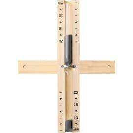 20 Min Sauna Sand Timer, 20 Minute Hourglass, Rotating Sauna Sand Clock, Wooden Sand Watch, Reloj De Arena, Hear Resistant Wood Hour Glass, Sandglass, SPA Room, Black
