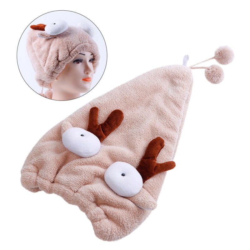 Ipetboom Extra Large Hair Drying Cap Quick Dry Comfortable Shower