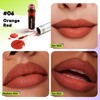 Wipe-Off Lip Stain Lightweight Lip Tint Non-stick to Cup Transfer-Resistant,