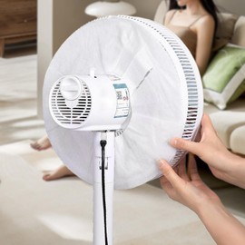 Net Mesh Cover for Fan - Breathable Fan Filter,Electrostatic Adsorption Filter Easy Removal Long-Lasting Guard for Home Office Colleagues Family Friends