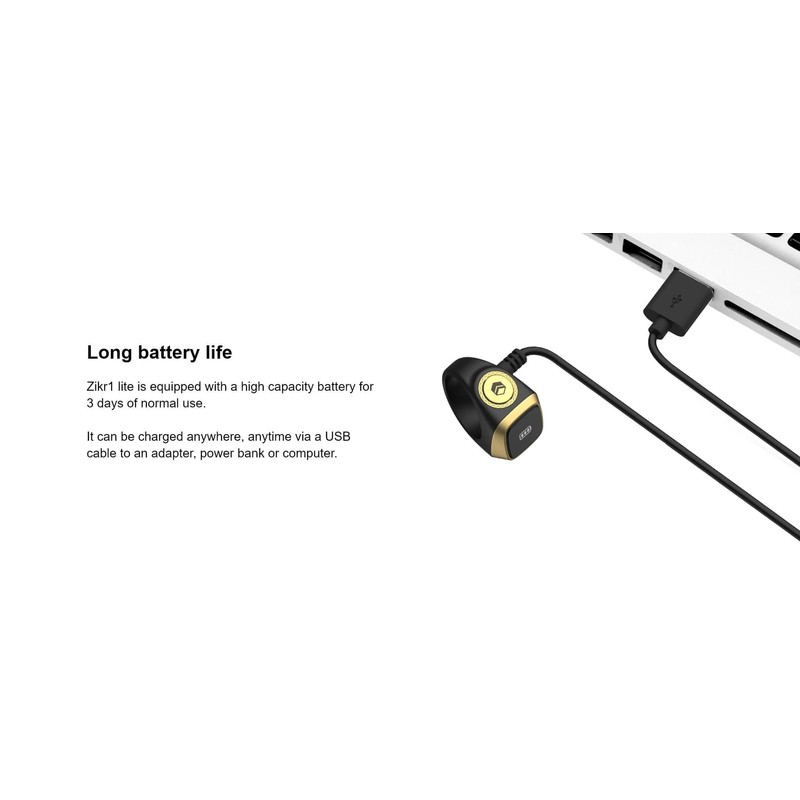 Tasbih Zikr Smart Ring Muslim Digital Alarm Clock Azan Counter