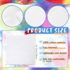 Skyebed 25 Pack DIY White Bandanas Blank Bandanas Cotton Head