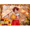 CHAIYA 7x5ft Thanksgiving Photography Backdrop Autumn Harvest Backdrop Thanksgiving Barn