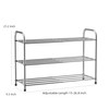 Botion 3 Tier Expandable Shoe Rack for Closet, Stainless Steel