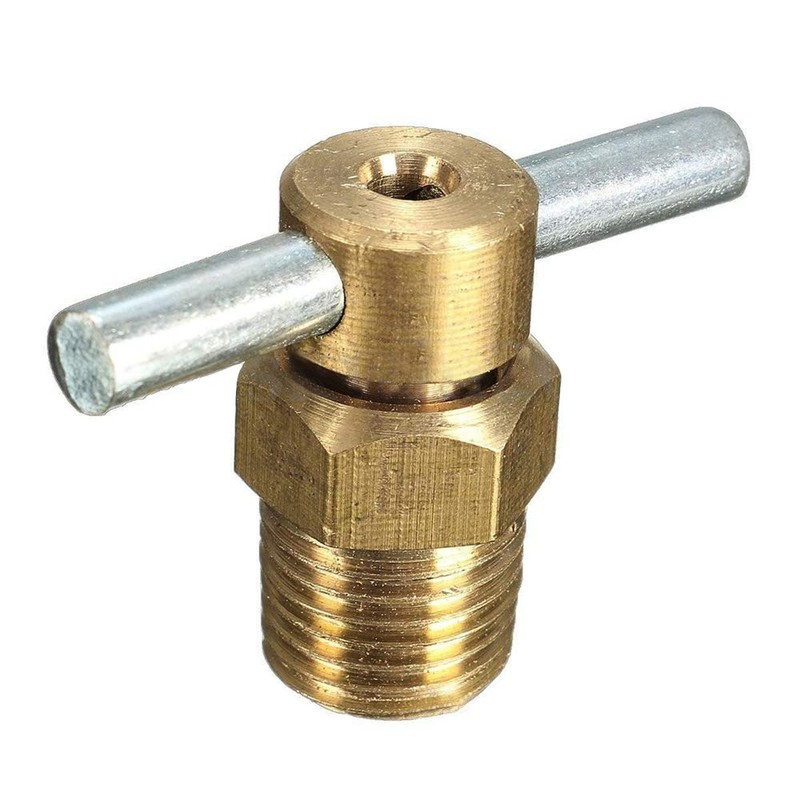 GAOHOU 3pcs Brass 1/4'' NPT Water Drain Valve for Air