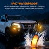 2PCS 6.5 Inch Oval LED Side Marker Lights 24 LED