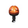 Maypole 12/24V 40x3W LED Amber Flashing Warning Beacon Flexi DIN