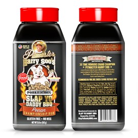 Slap Yo Daddy BBQ Rub Seasoning, Porkilicious Pecan – BBQ Butt Rub Seasoning for Grilling & Smoking From Pitmaster Harry Soo – No MSG, Gluten-Free – 26 oz