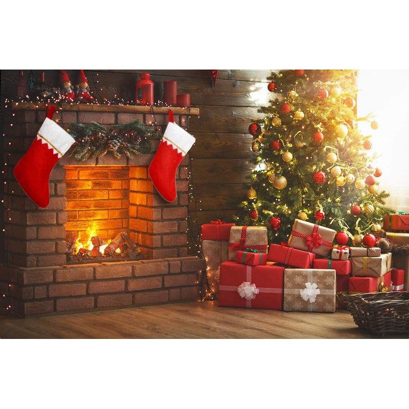 CCINEE Christmas Stockings for Christmas DIY Accessories Hanging Red Non-woven