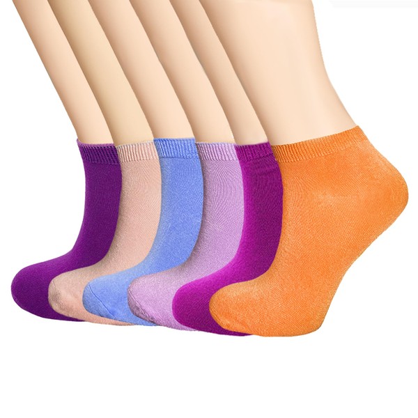 Happy Bamboo Premium Comfortable Bamboo Ankle Socks for Women &